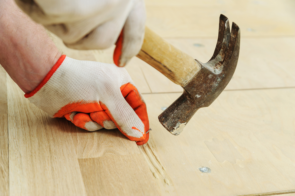 Type de pose de parquet cloué